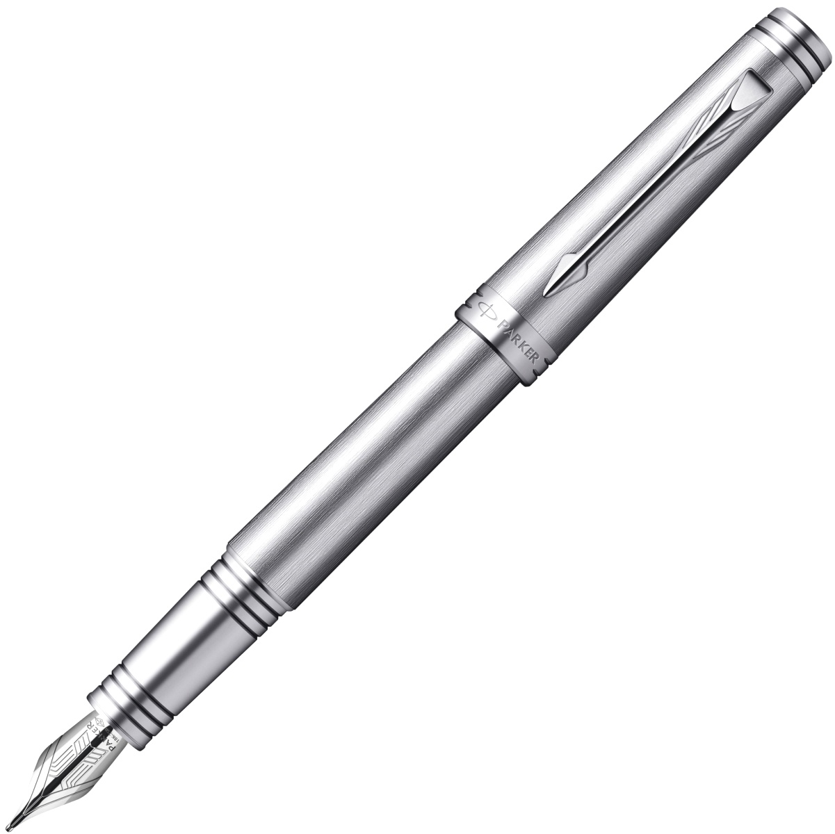 Перьевая ручка Parker Premier Monochrome F564, Titanium (Перо F)