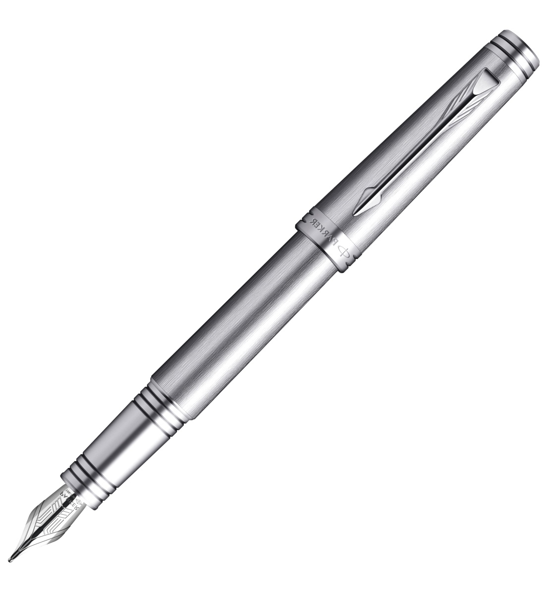 Перьевая ручка Parker Premier Monochrome F564, Titanium (Перо M)