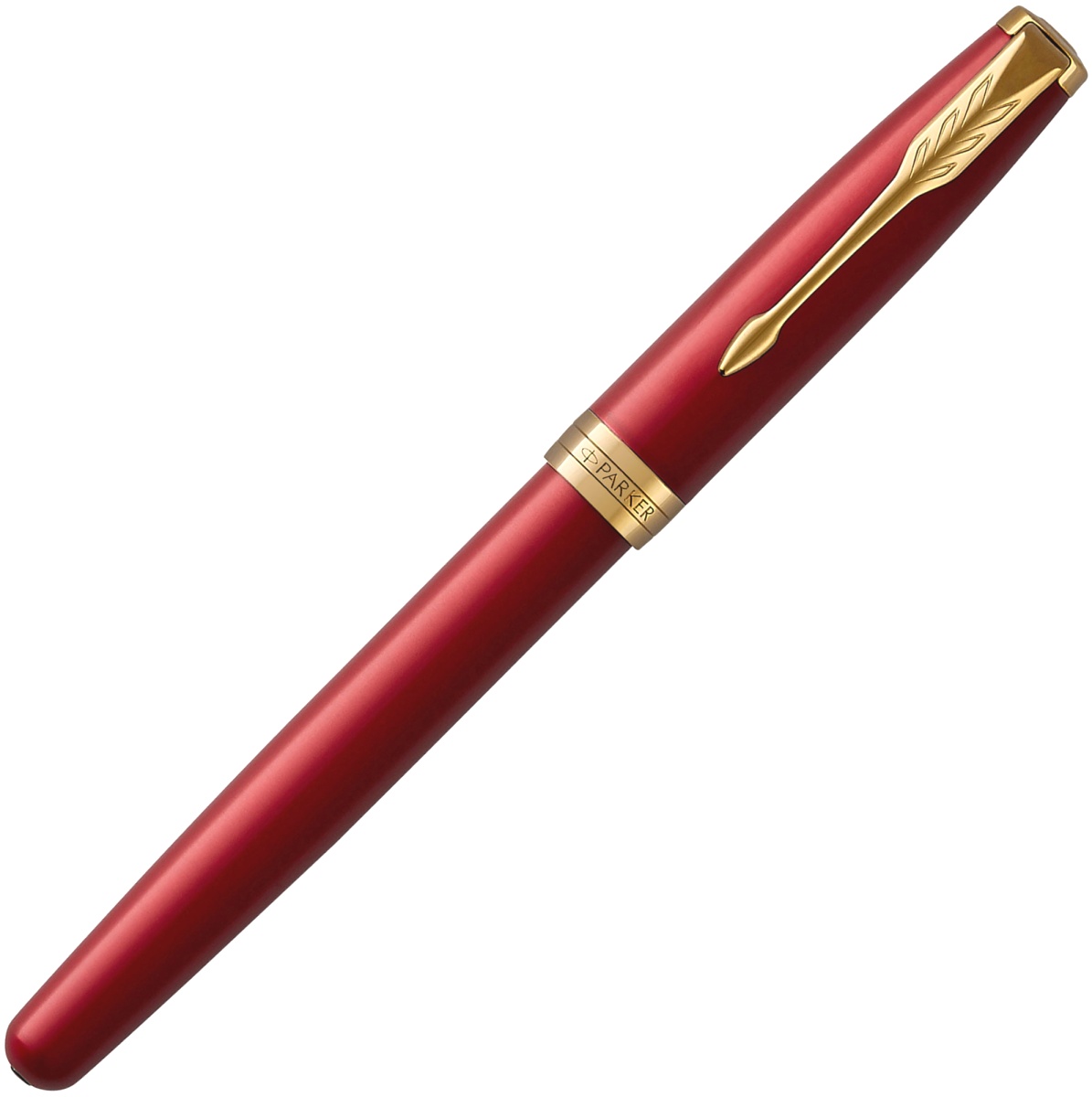  Перьевая ручка Parker Sonnet Core F539, Lacquer Intense Red GT (Перо F), фото 2