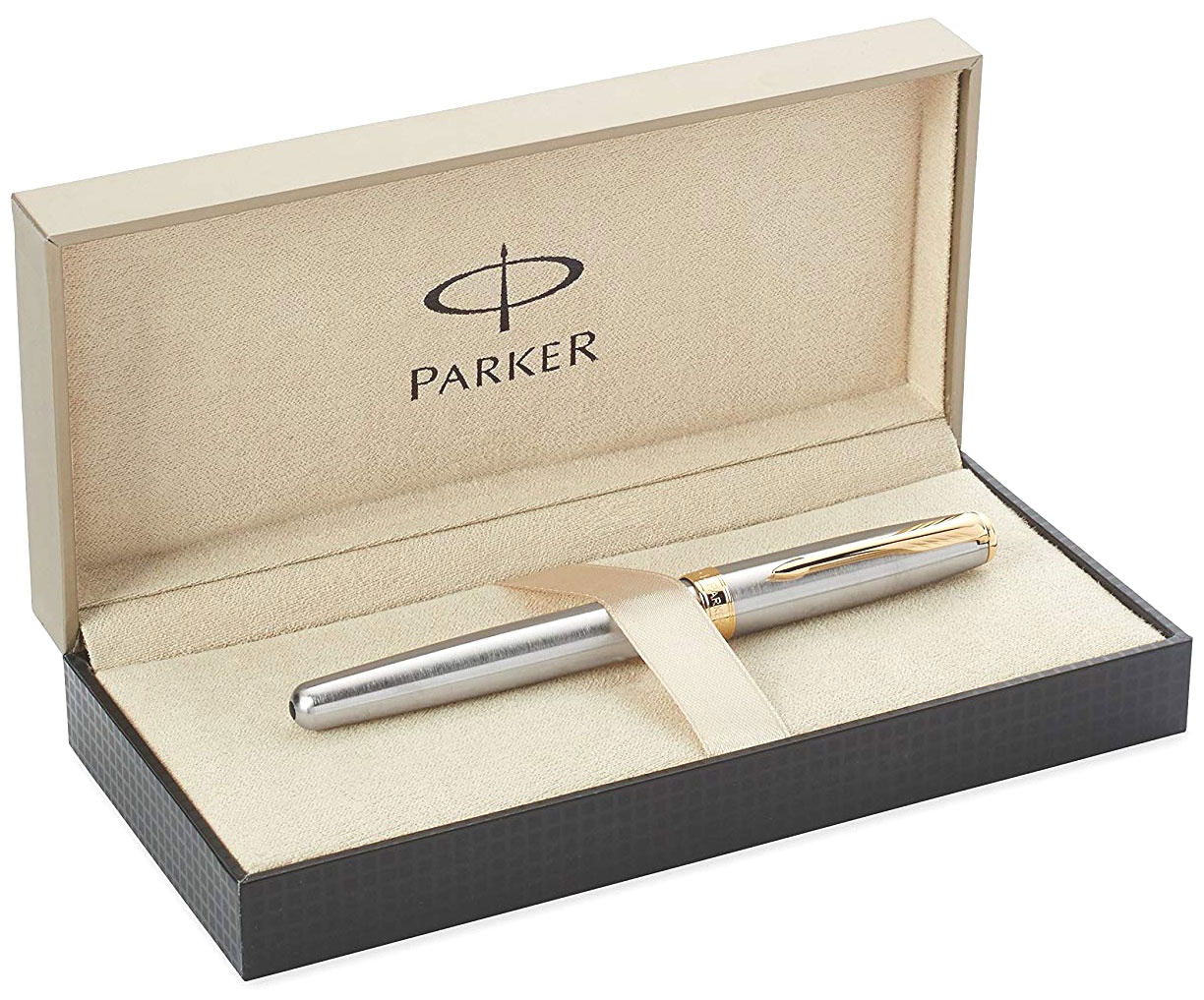 Перьевая ручка Parker Sonnet F527, Stainless Steel GT (Перо F), фото 3