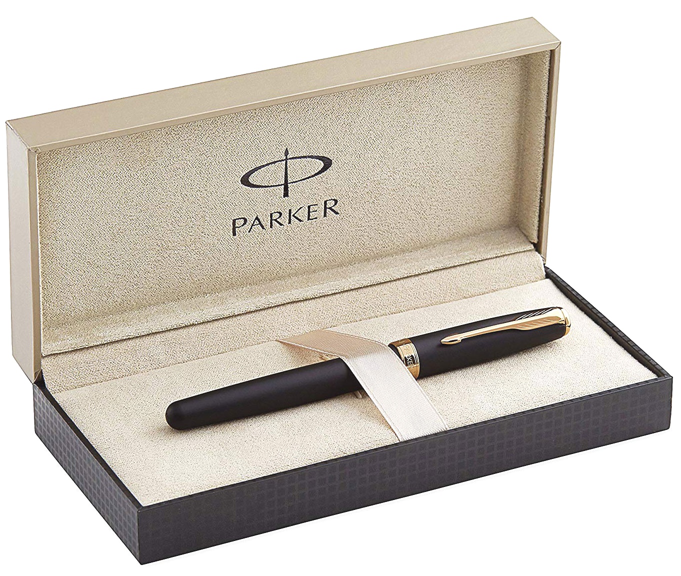  Перьевая ручка Parker (Паркер) Sonnet (Соннет) F528, MattBlack GT (Перо F), фото 4