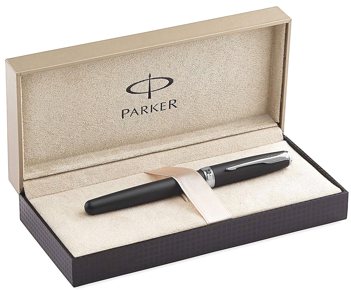 Перьевая ручка Parker Sonnet F529, MattBlack СT (Перо F), фото 4