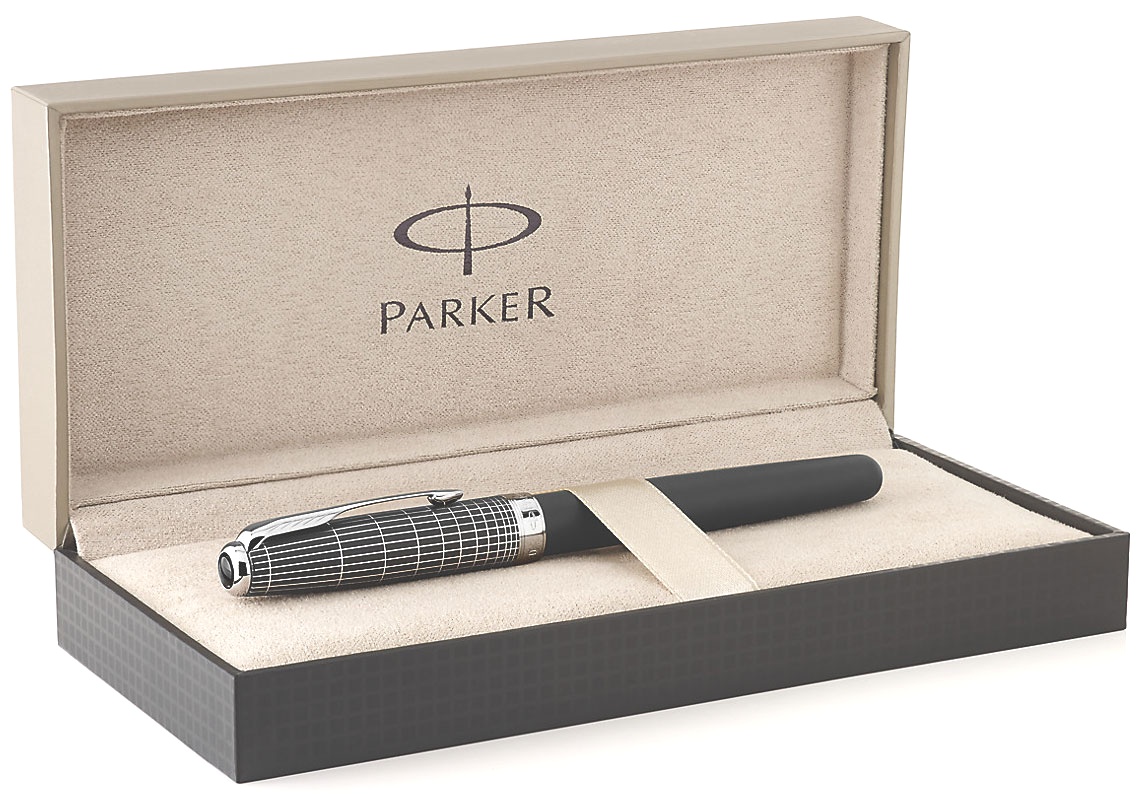  Перьевая ручка Parker Sonnet F533 Special Edition 2015, Contort Black Cisele (Перо F), фото 4
