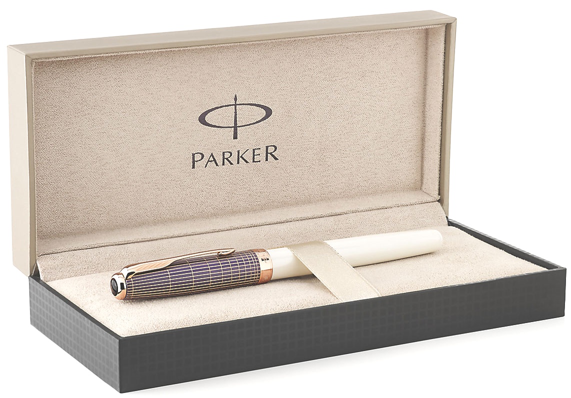 Перьевая ручка Parker Sonnet F533 Special Edition 2015, Contort Purple Cisele (Перо M), фото 6