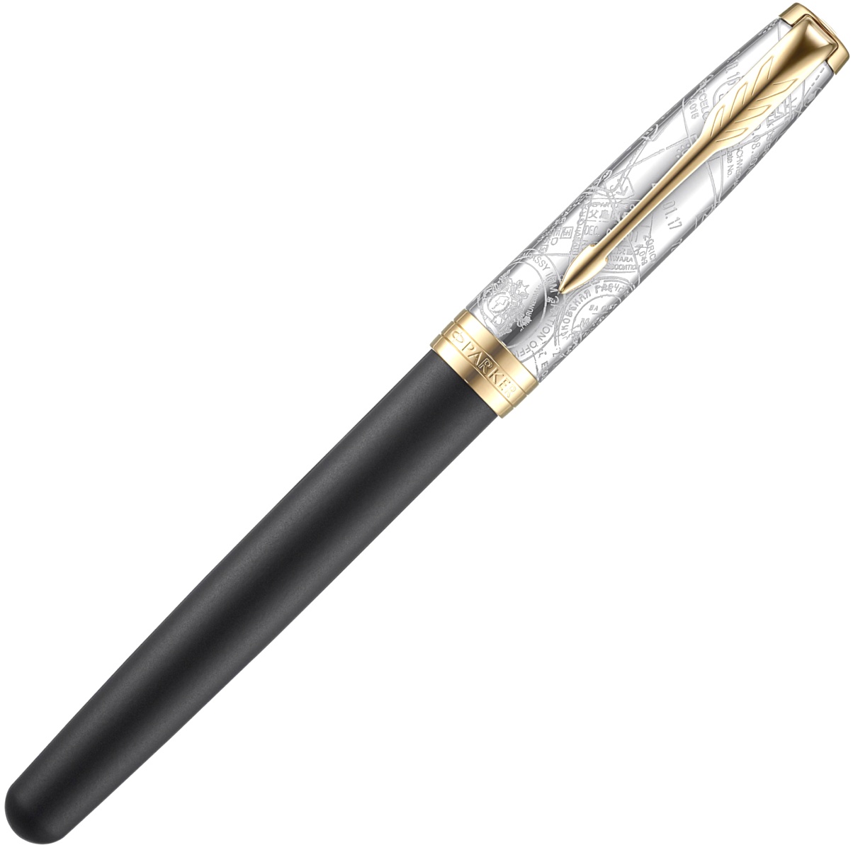  Перьевая ручка Parker Sonnet Impression SE18 F541, Matte Black GT (Перо F), фото 2