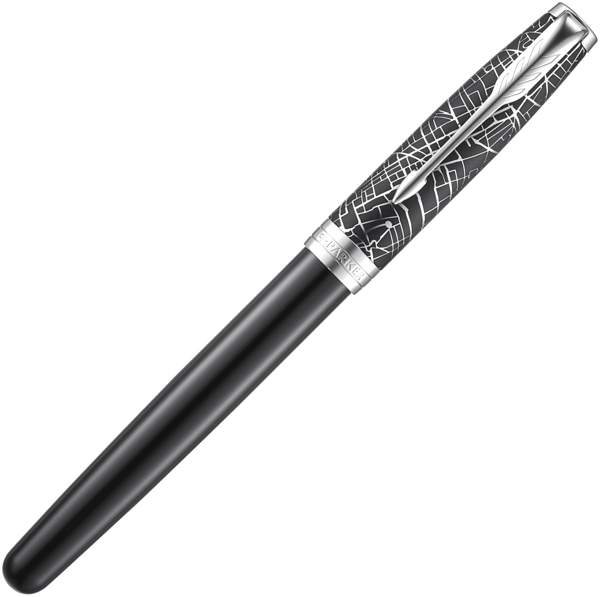  Перьевая ручка Parker Sonnet Metro SE18 F541, Black CT (Перо F), фото 2