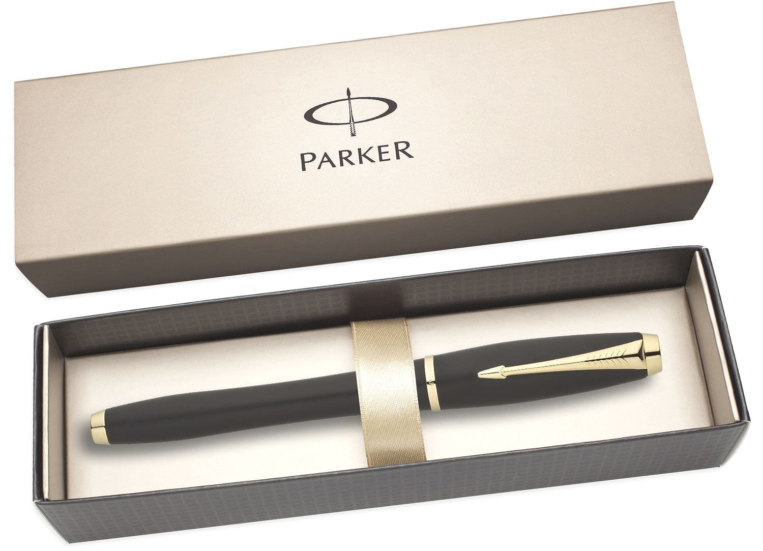 Перьевая ручка Parker (Паркер) Urban (Урбан) F200, Muted Black GT (Перо F), фото 3