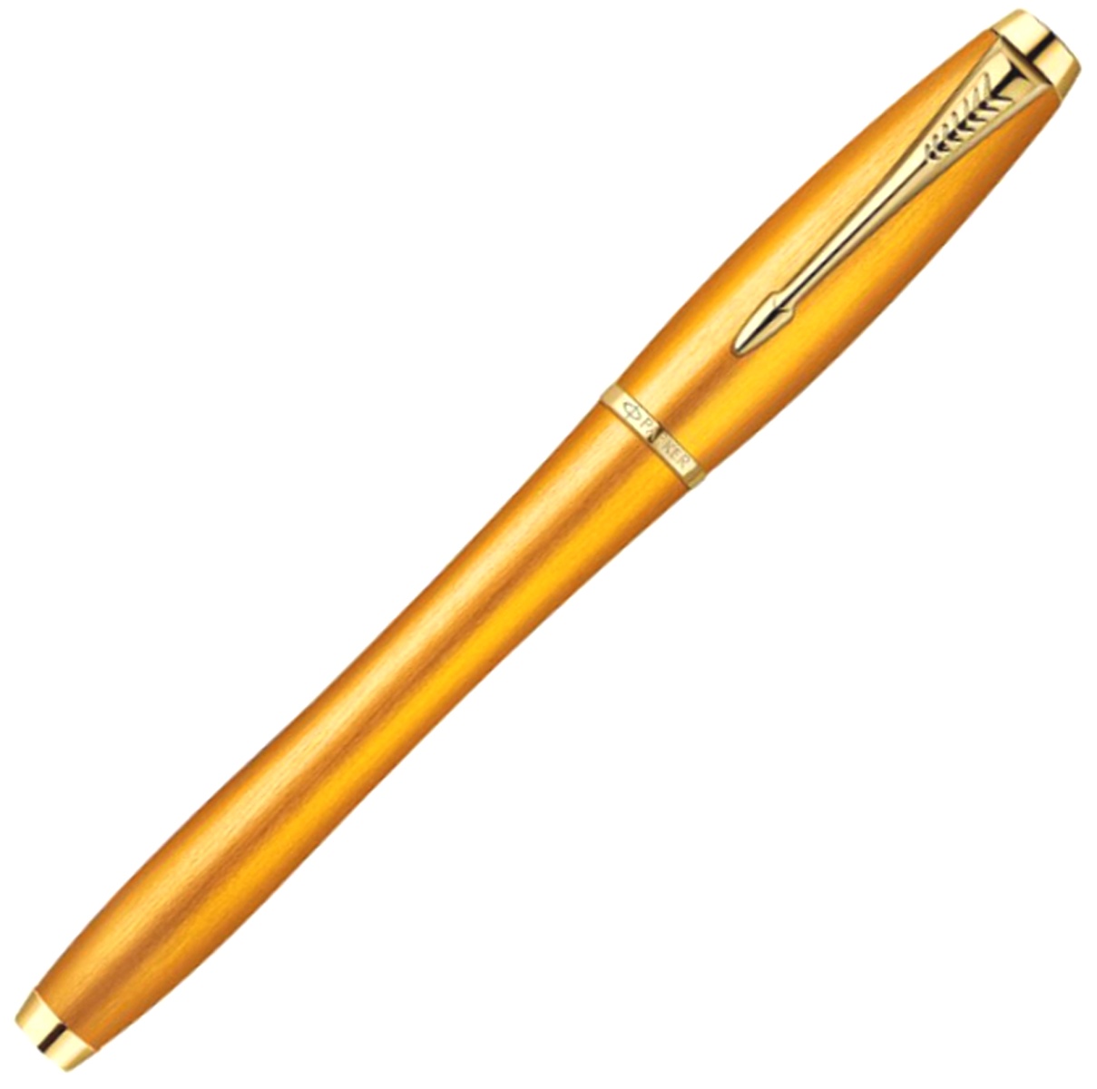 Перьевая ручка Parker Urban F205 Premium Historical Colors, Mandarin Yellow GT (Перо F), фото 2