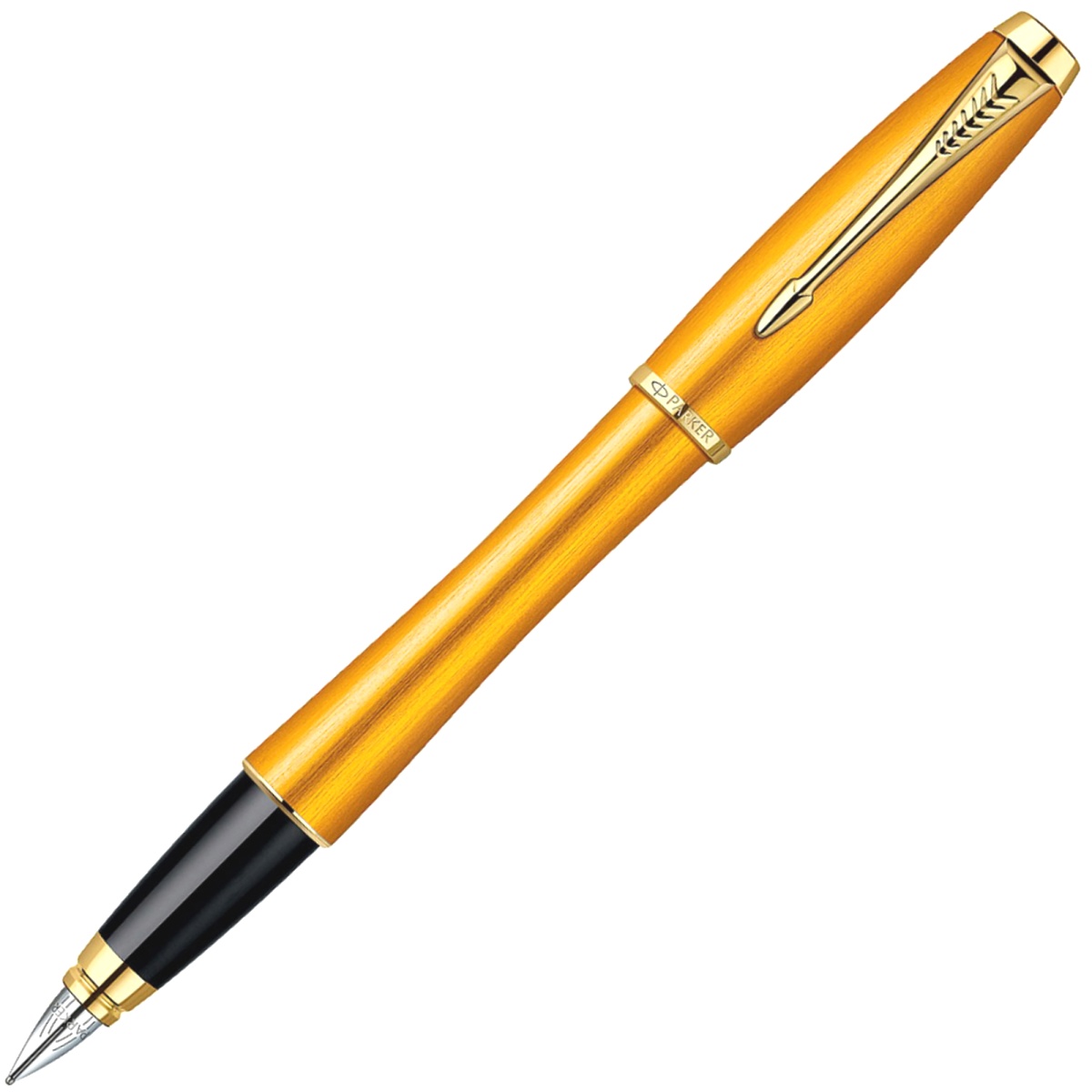 Перьевая ручка Parker Urban F205 Premium Historical Colors, Mandarin Yellow GT (Перо M)