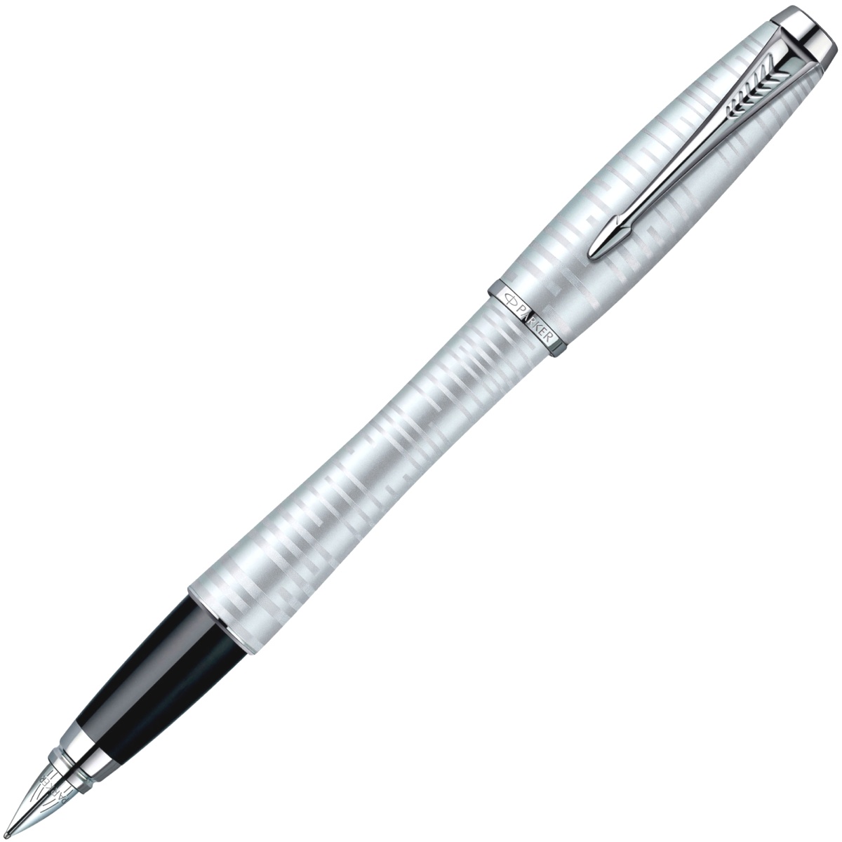 Перьевая ручка Parker Urban Premium Vacumatic F206, Silver-Blue СT (перо F)