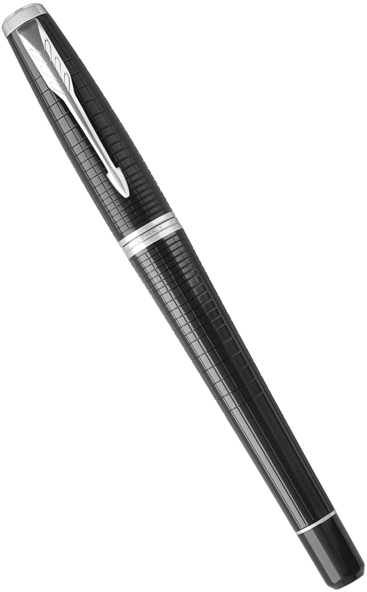  Подарочный набор: перьевая ручка + блокнот Parker Urban Premium F312 Перо (M), Ebony Metal Chiselled CT, фото 4
