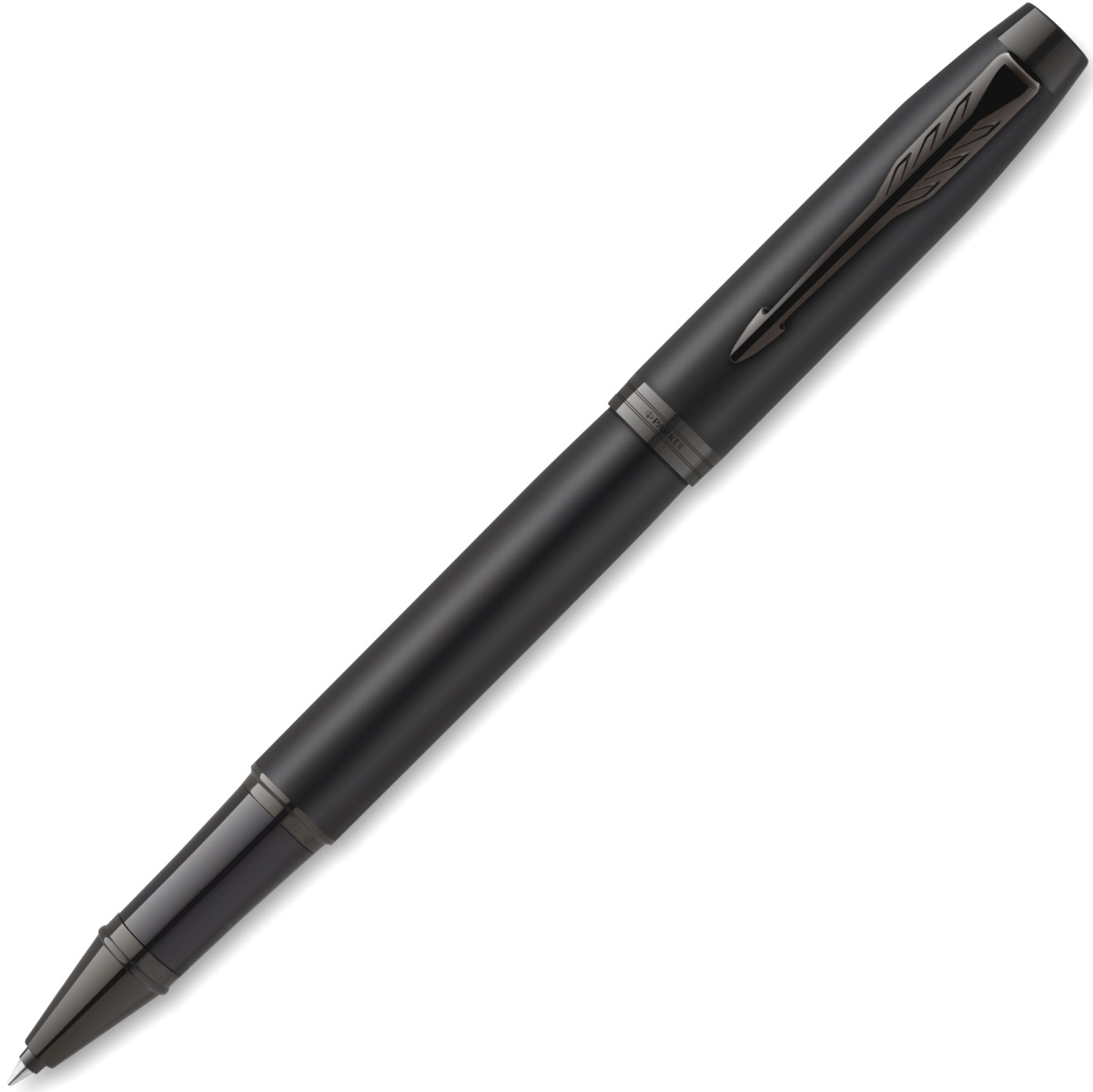  Подарочный набор: ручка-роллер Parker IM Achromatic, Matt Black BT и черный недатированный ежедневник Sky, фото 2