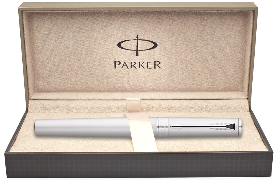 Ручка 5й пишущий узел Parker Ingenuity Large F501, Chrome CT, фото 3