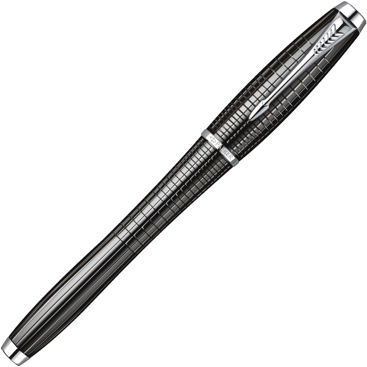 Ручка 5й пишущий узел Parker Urban Premium F504, Ebony Metal Chiselled, фото 2