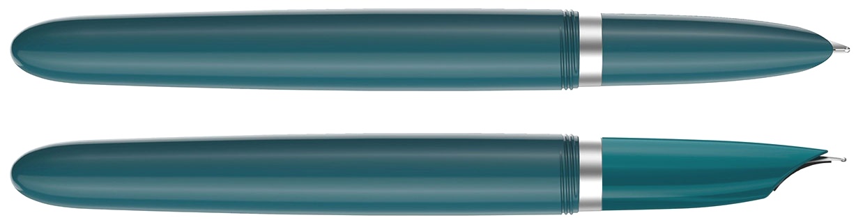  Ручка перьевая Parker 51 Core, Teal Blue CT (Перо F), фото 3