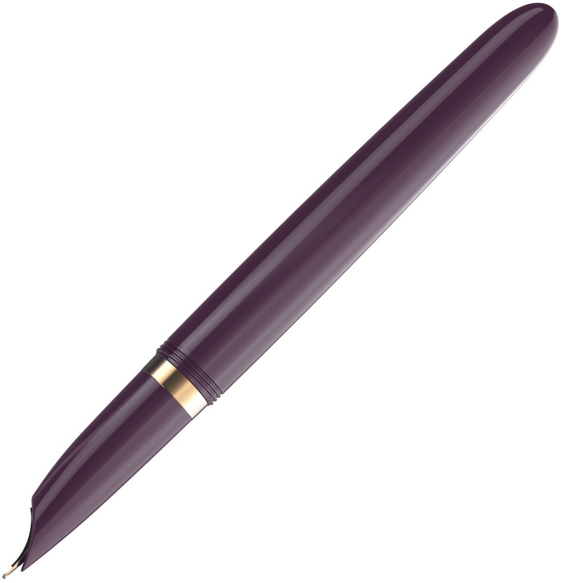  Ручка перьевая Parker 51 Premium, Plum GT (Перо F), фото 5