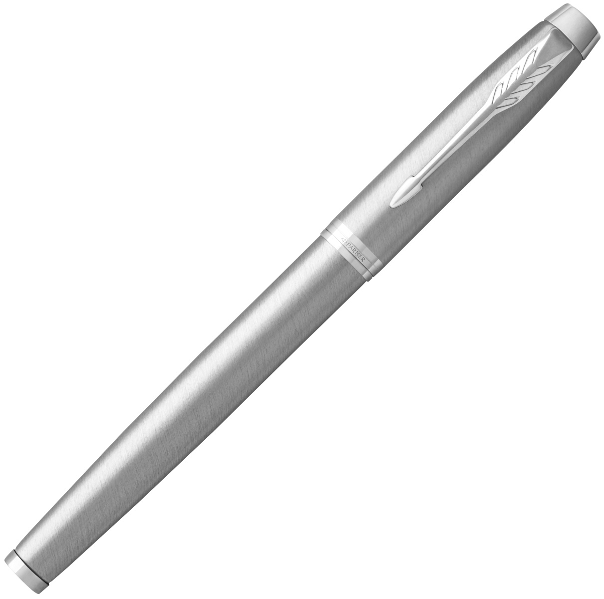  Ручка перьевая Parker IM Essential F319, Brushed Metal CT (Перо F), фото 2