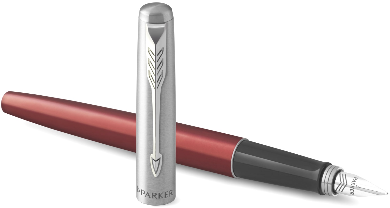  Ручка перьевая Parker Jotter Core F63, Kensington Red CT (Перо M), фото 3