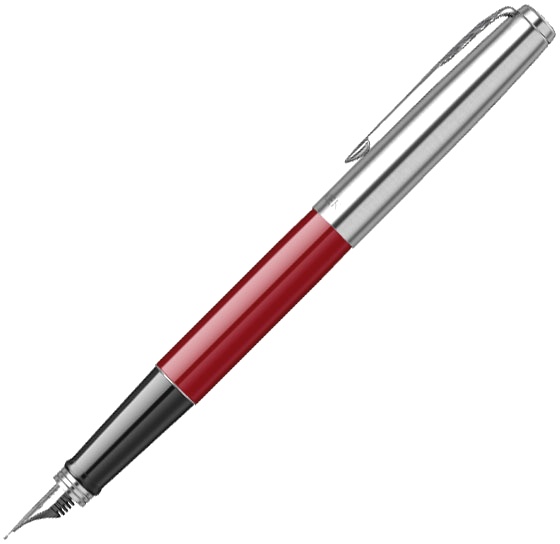  Ручка перьевая Parker Jotter Original F60, Red CT (Перо F), фото 2