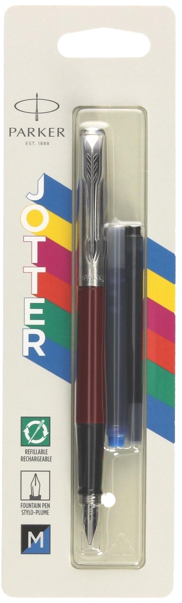  Ручка перьевая Parker Jotter Original F60, Red CT (Перо M)