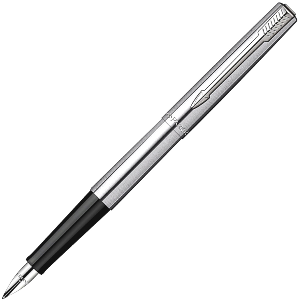 Ручка перьевая Parker Jotter Steel F61, Steel (Перо M)