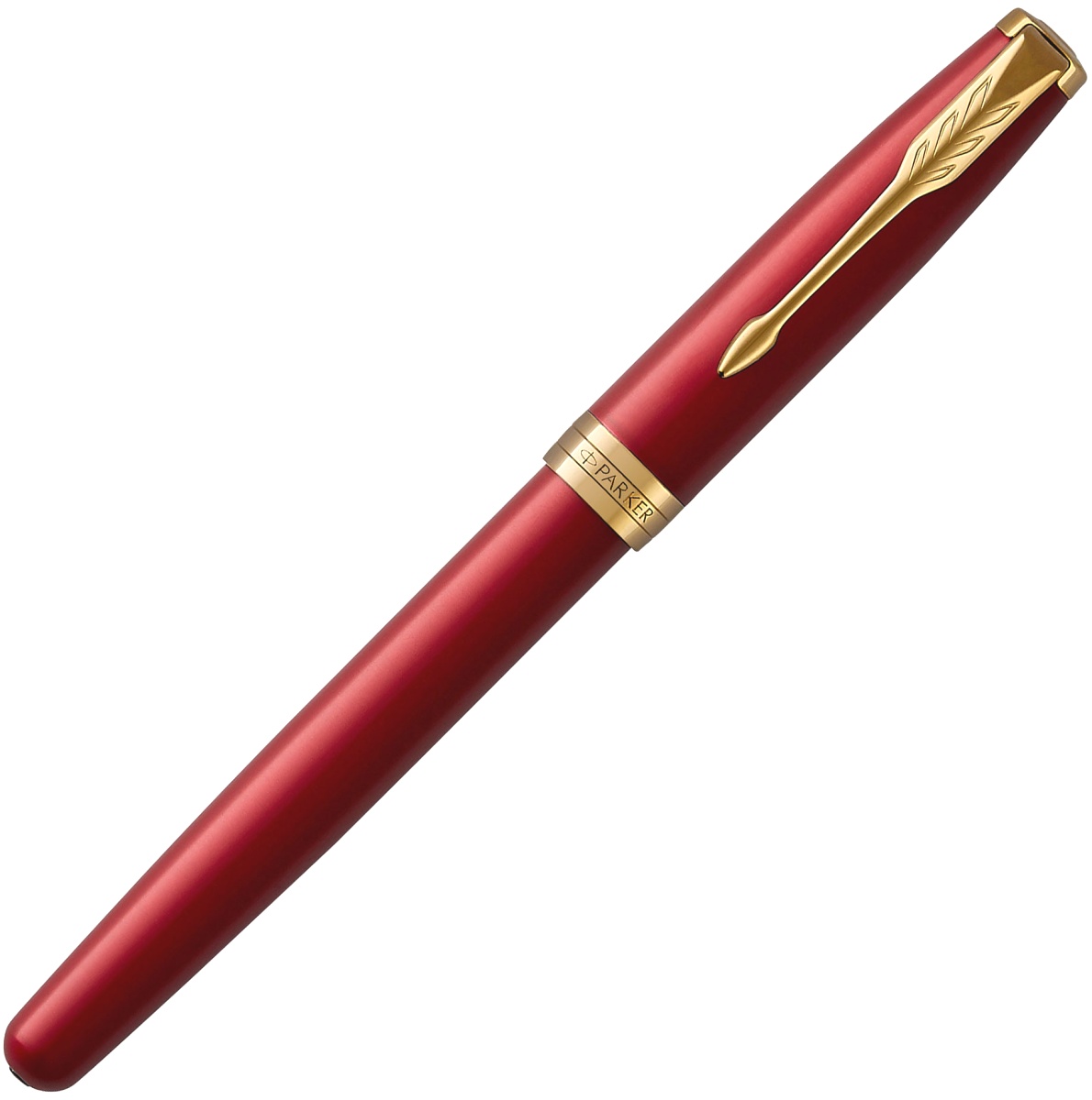  Ручка перьевая Parker Sonnet Core F539, Lacquer Red GT (Перо F), фото 2