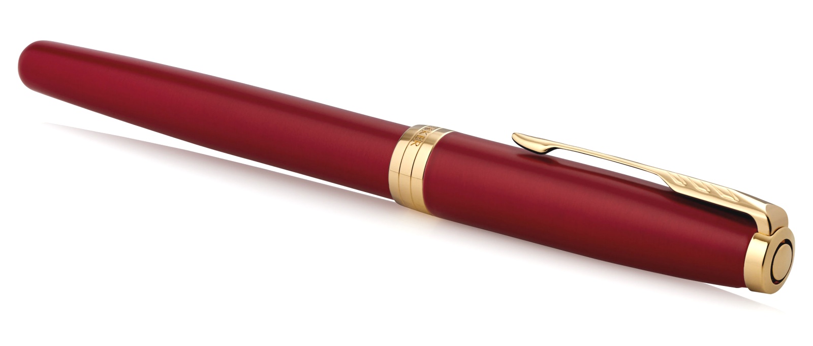  Ручка перьевая Parker Sonnet Core F539, Lacquer Red GT (Перо F), фото 4