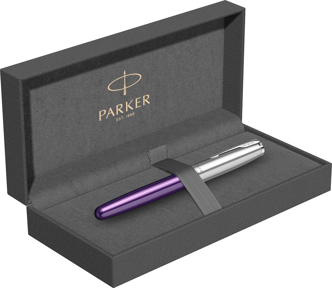  Ручка перьевая Parker Sonnet Essential SB F545, Violet CT (Перо F), фото 10