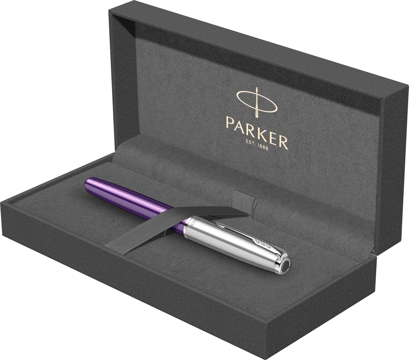  Ручка перьевая Parker Sonnet Essential SB F545, Violet CT (Перо F), фото 12