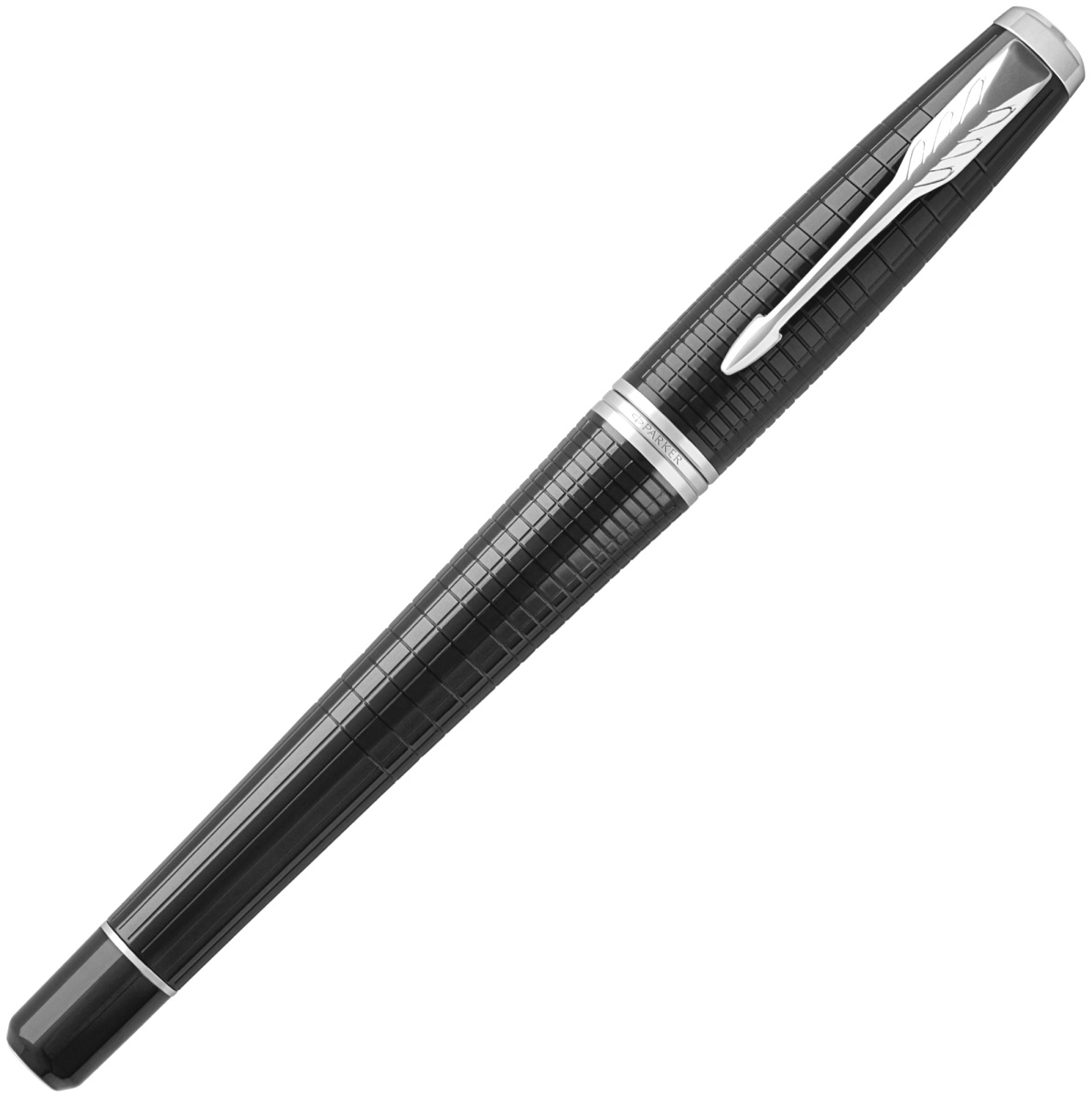  Ручка перьевая Parker Urban Premium F312, Ebony Metal CT (Перо F), фото 2