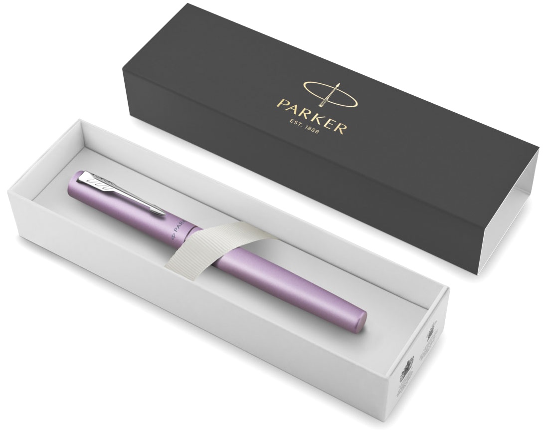  Ручка перьевая Parker Vector XL F21, Lilac CT (Перо F), фото 6