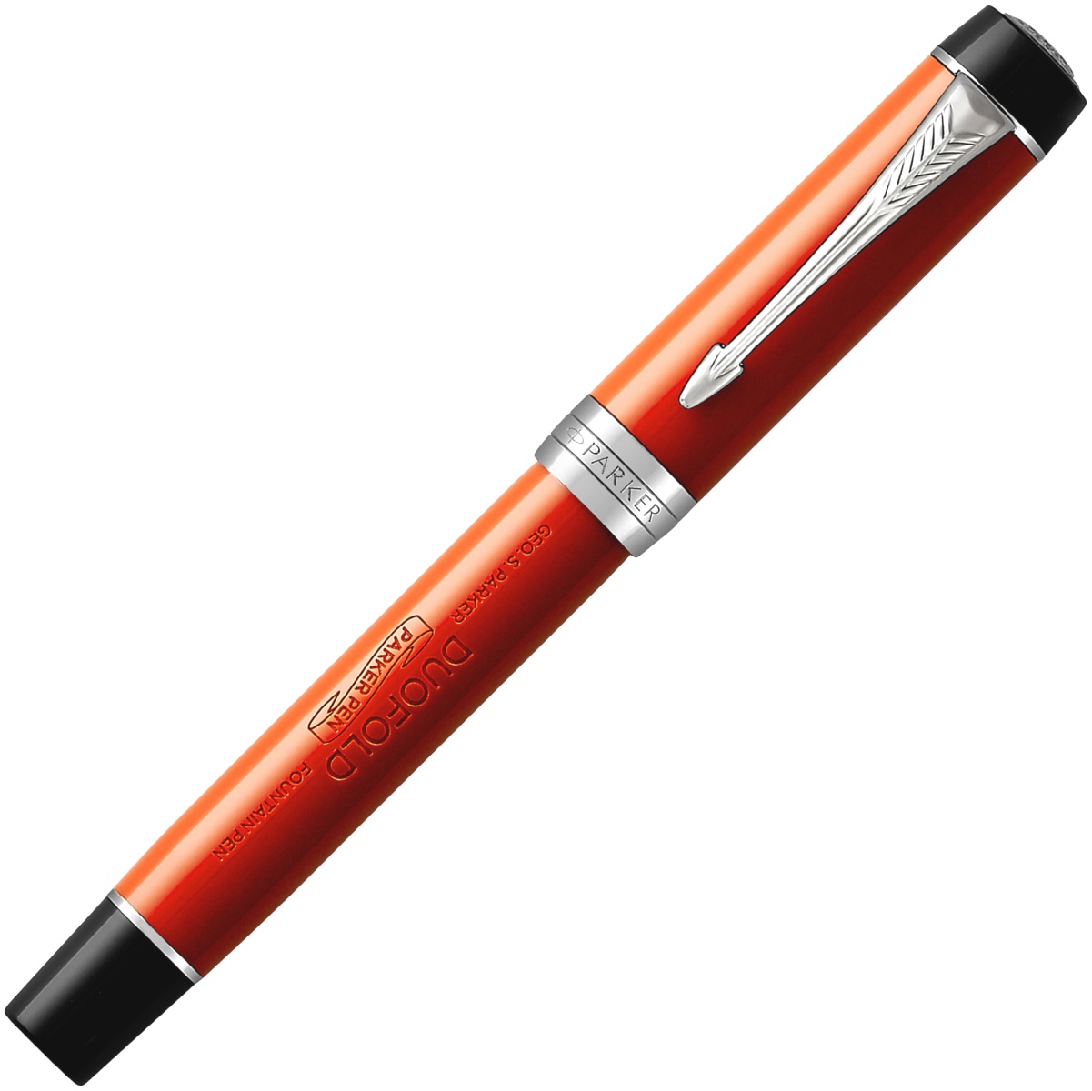  Ручка-роллер Parker Duofold Classic International T74, Big Red CT, фото 2