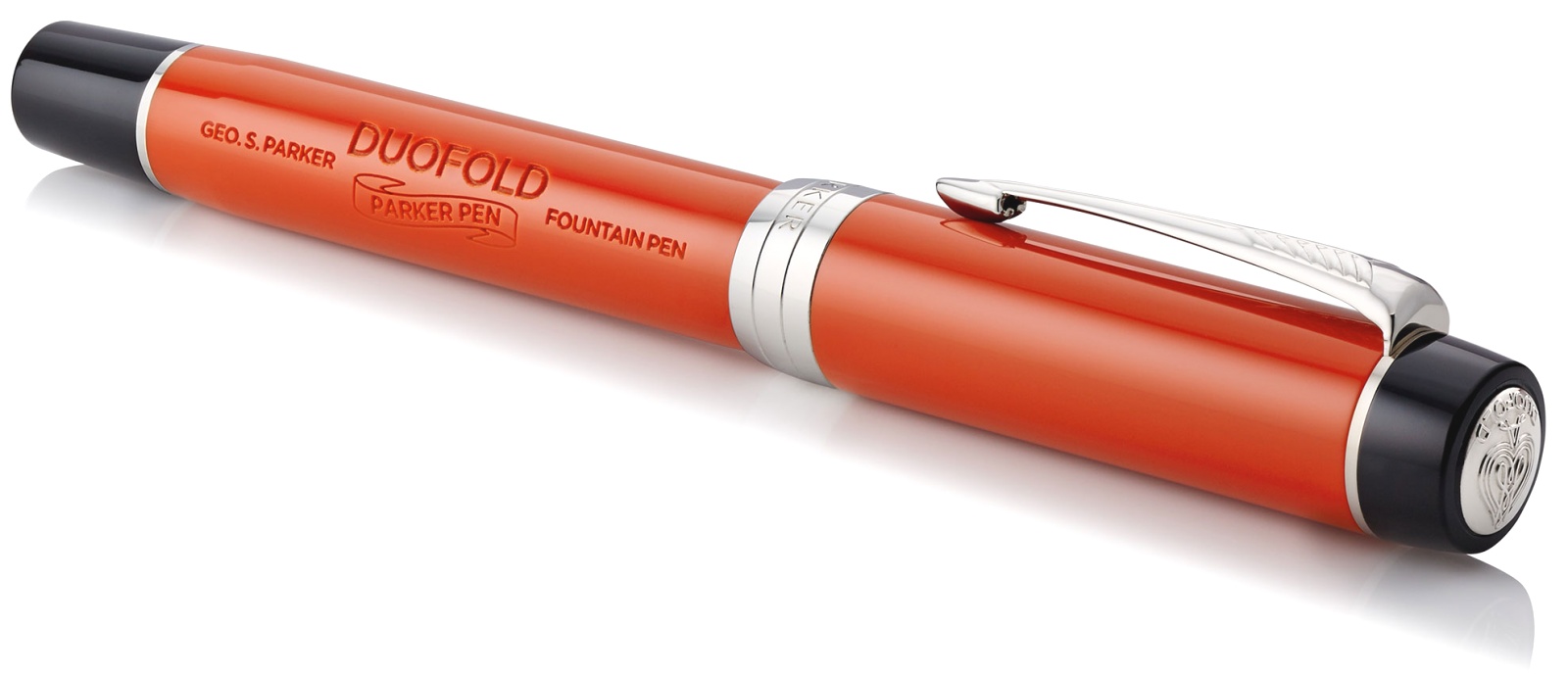  Ручка-роллер Parker Duofold Classic International T74, Big Red CT, фото 4