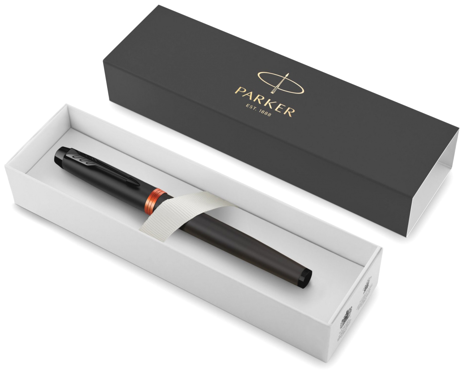  Ручка-роллер Parker IM Vibrant Rings T315, Flame Orange PVD, фото 6