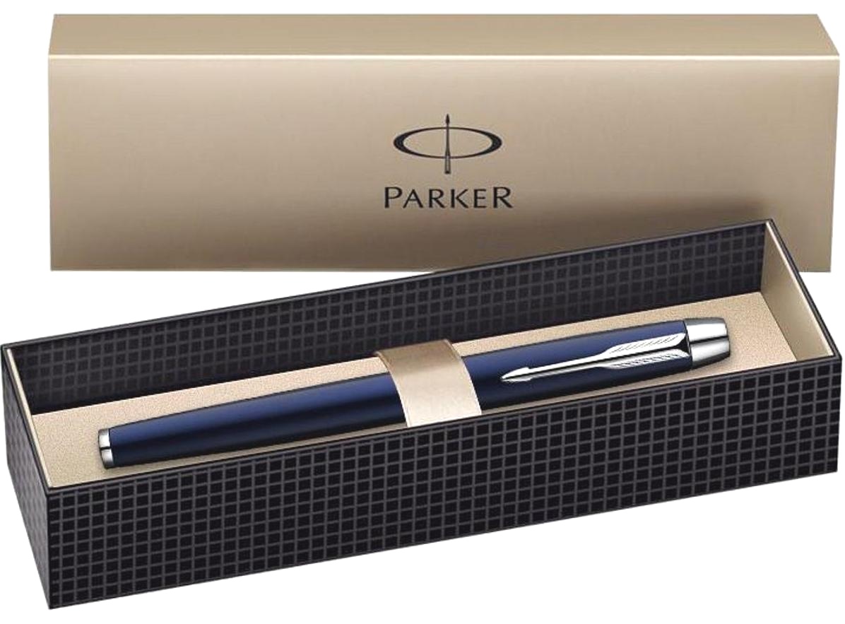 Ручка-роллер Parker I.M. Metal T221, Deep Blue CT, фото 3