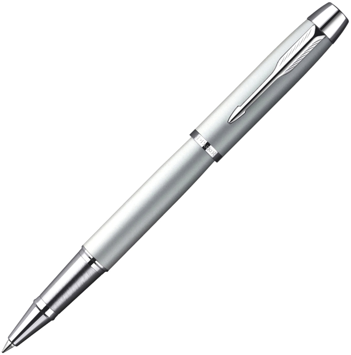 Ручка-роллер Parker I.M. Metal T221, Silver Chrome CT