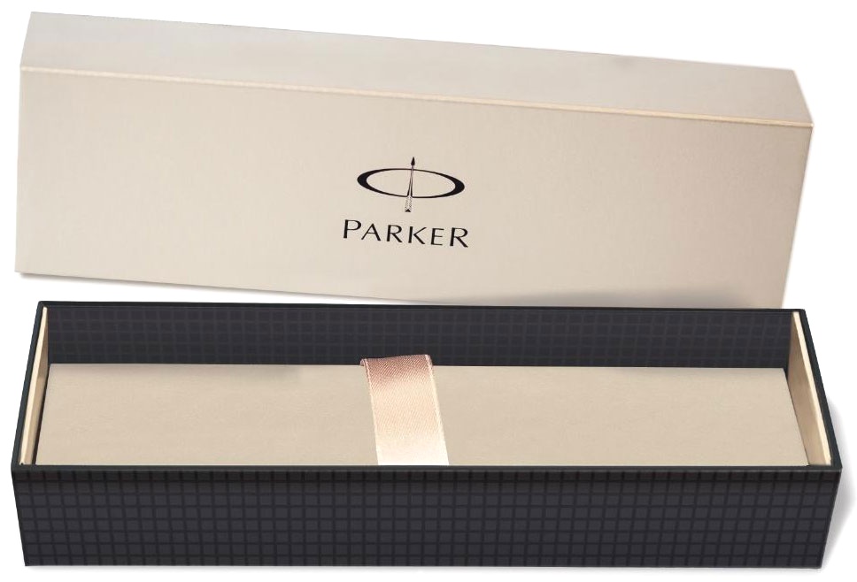 Ручка роллер Parker IM Metal T223, Brushed Metal Gold GT, фото 2
