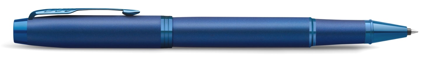  Ручка-роллер Parker IM Monochrome T328, Blue PVD, фото 4