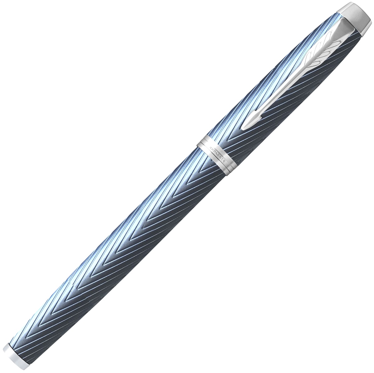  Ручка-роллер Parker IM Premium T318, Blue Grey CT, фото 2