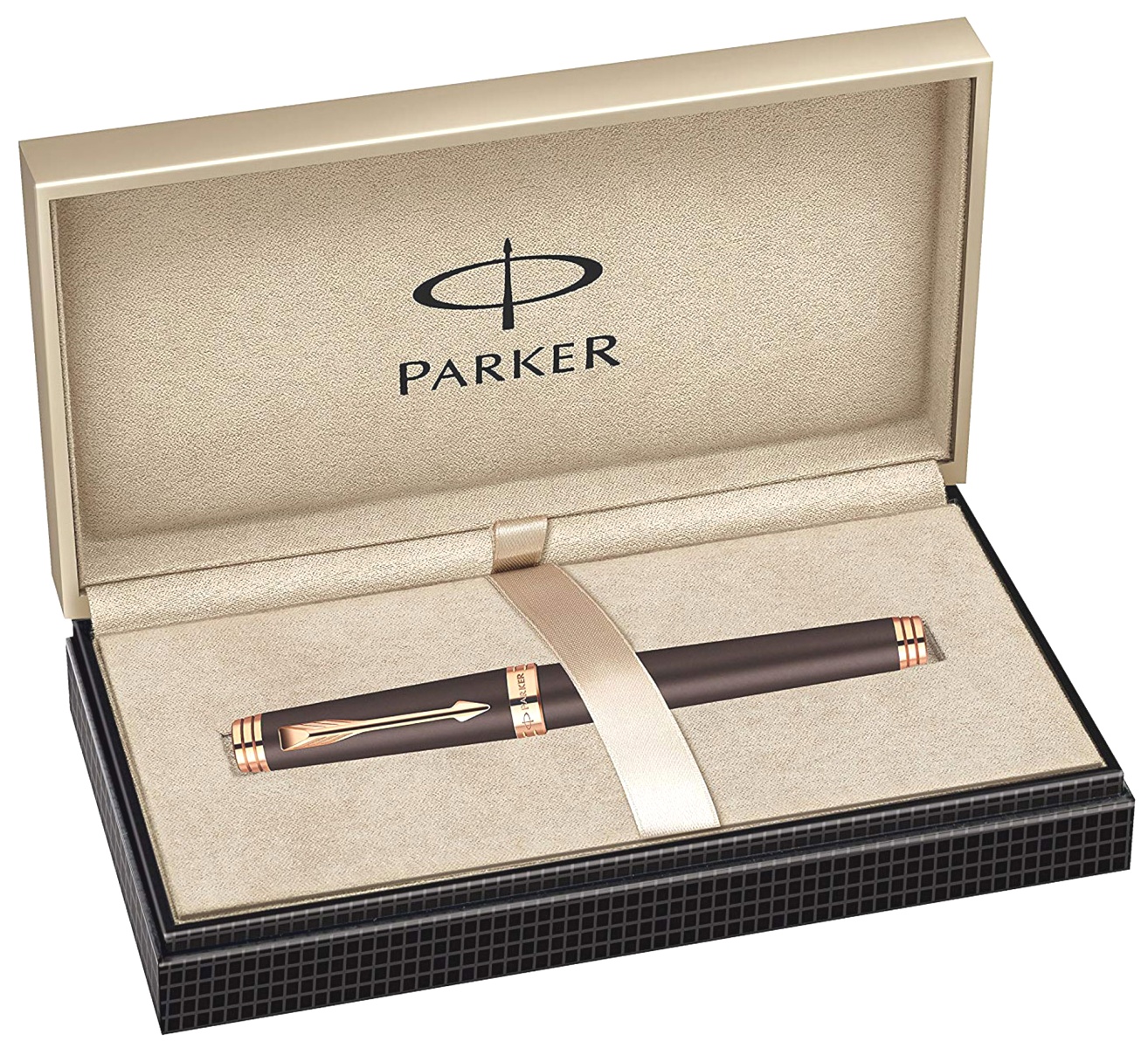 Ручка-роллер Parker Premier T560, Soft Brown PGT, фото 3
