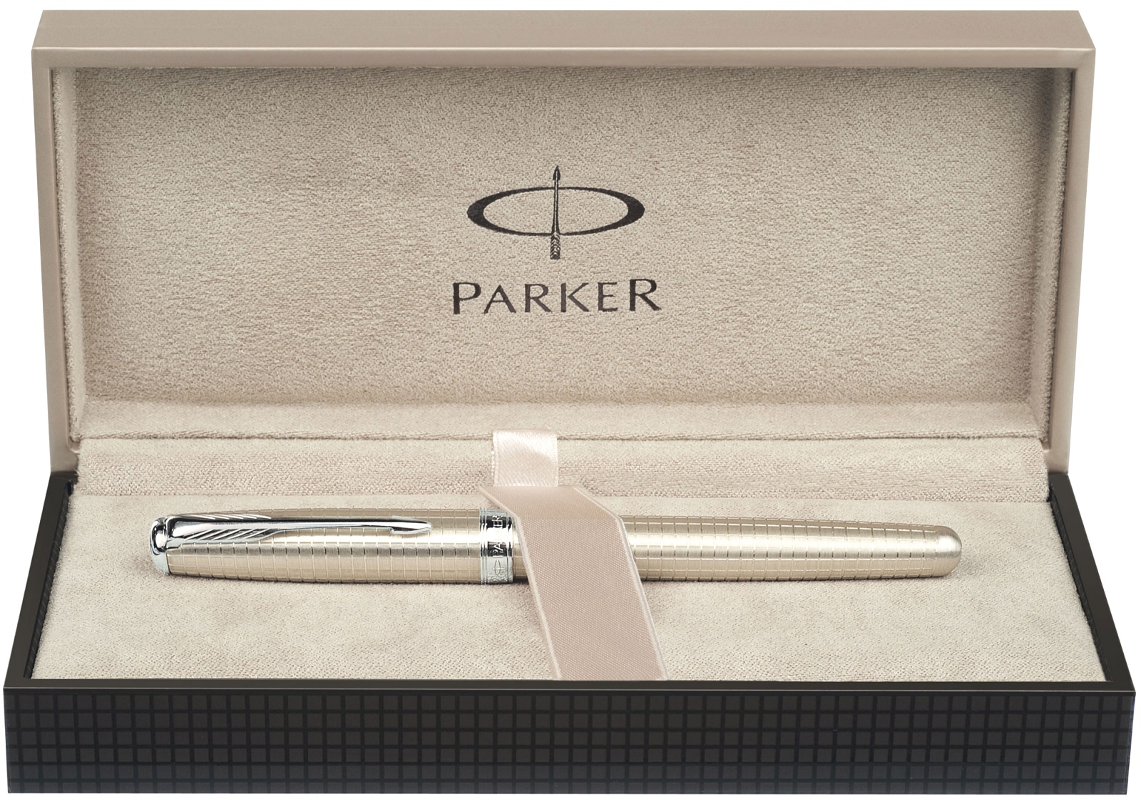 Ручка роллер Parker Sonnet`10 T535, Ciselle Decal Sterling Silver CT, фото 4