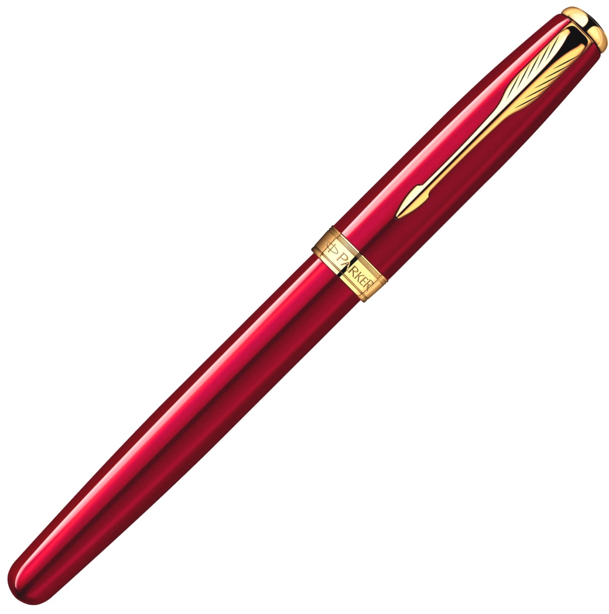 Ручка-роллер Parker Sonnet `13 T539, Lacquer Red GT, фото 2