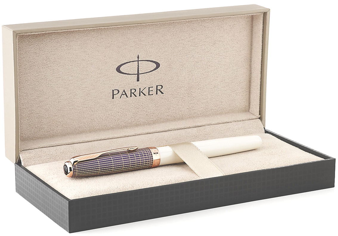 Ручка-роллер Parker Sonnet T533 Special Edition 2015, Contort Purple Cisele, фото 5