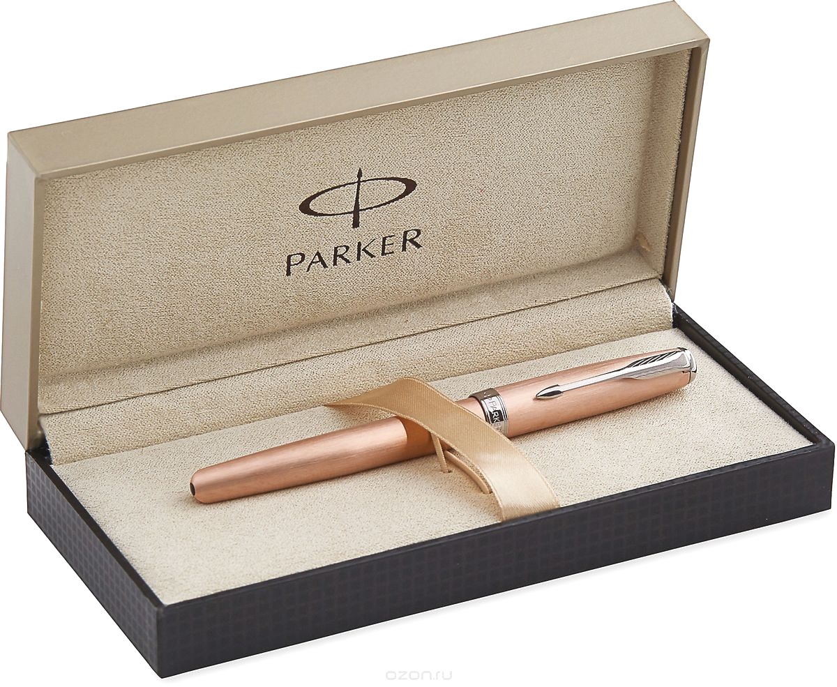 Ручка-роллер Parker Sonnet T540 Feminine Collection, Pink Gold CT, фото 3