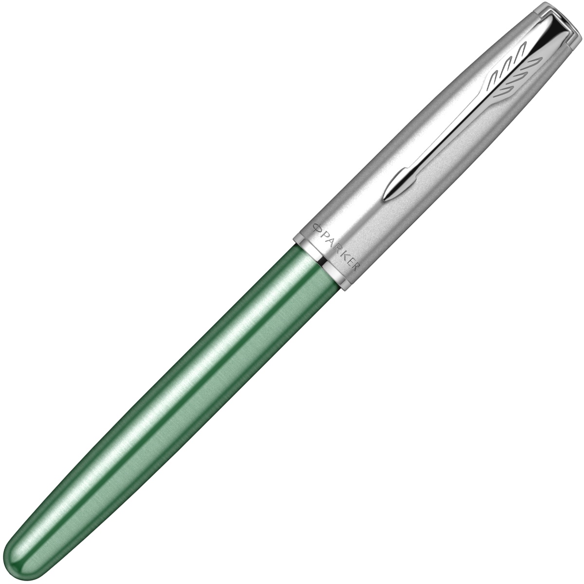  Ручка-роллер Parker Sonnet Essential SB T545, Green CT, фото 4