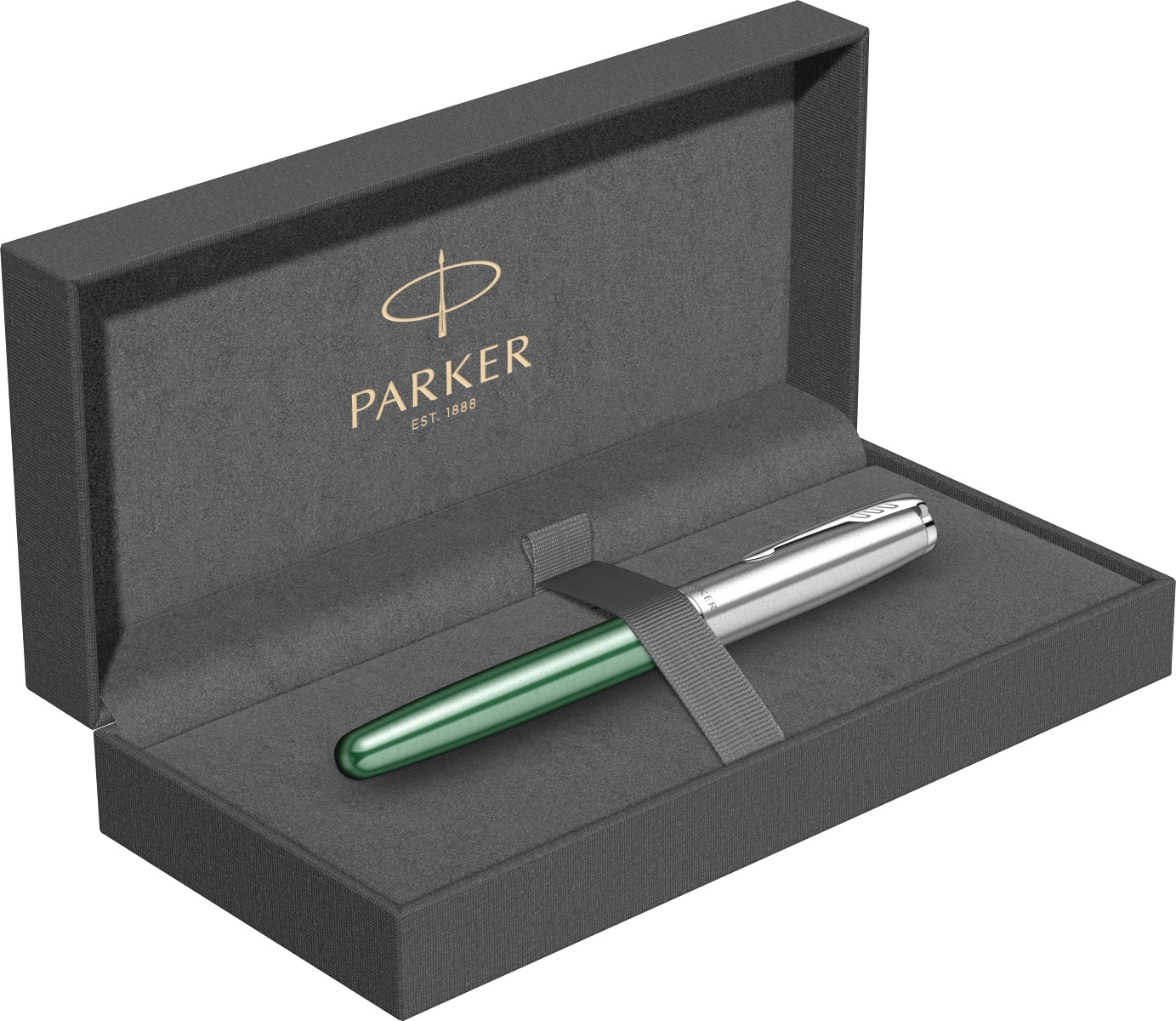  Ручка-роллер Parker Sonnet Essential SB T545, Green CT, фото 8