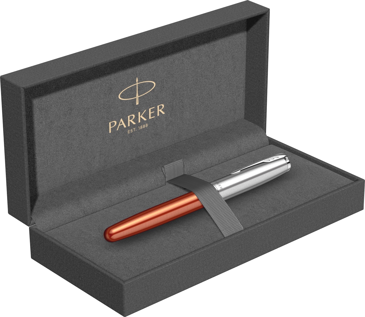  Ручка-роллер Parker Sonnet Essential SB T545, Orange CT, фото 8