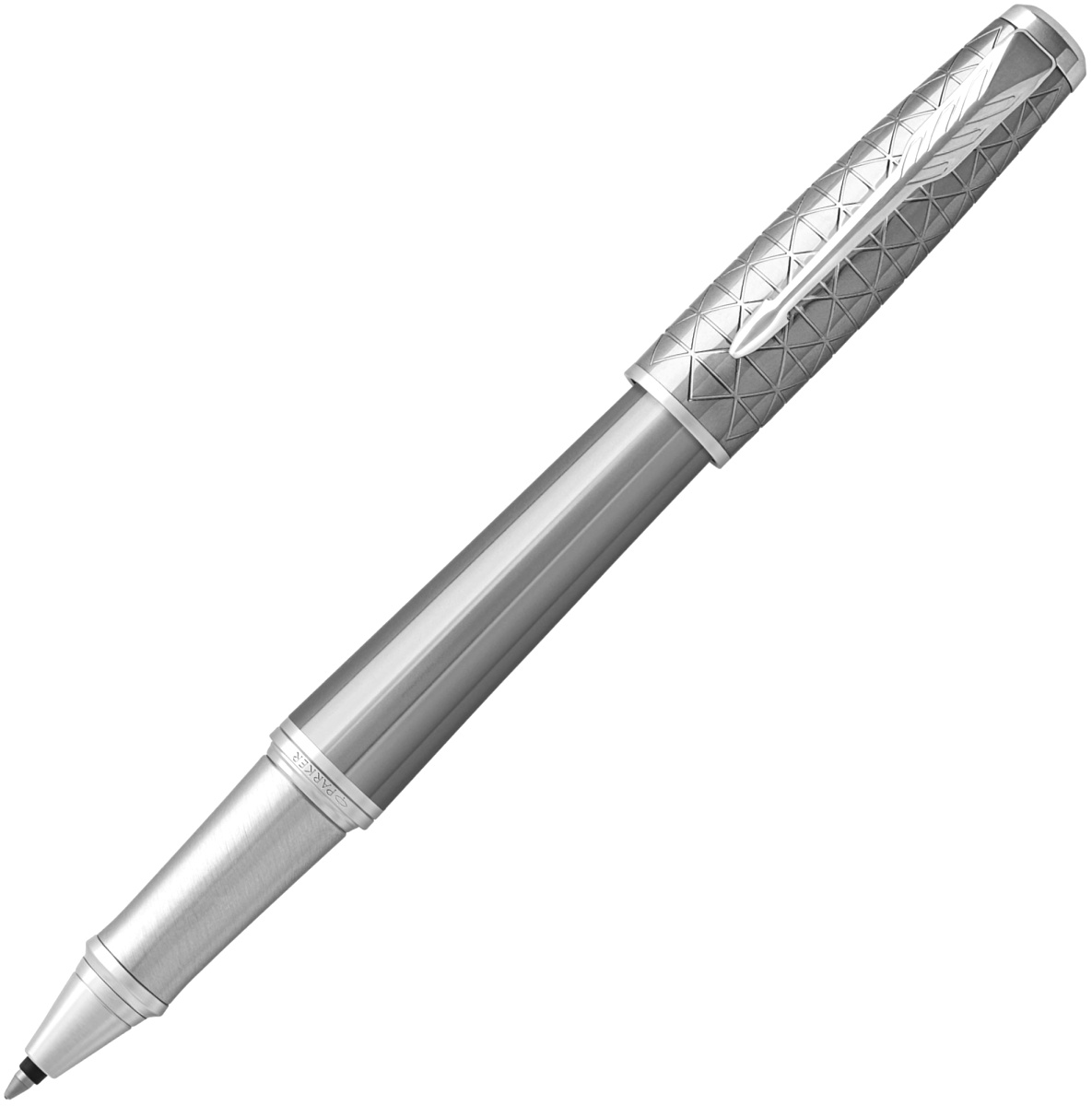  Ручка-роллер Parker Urban Premium T313, Silvered Powder CT