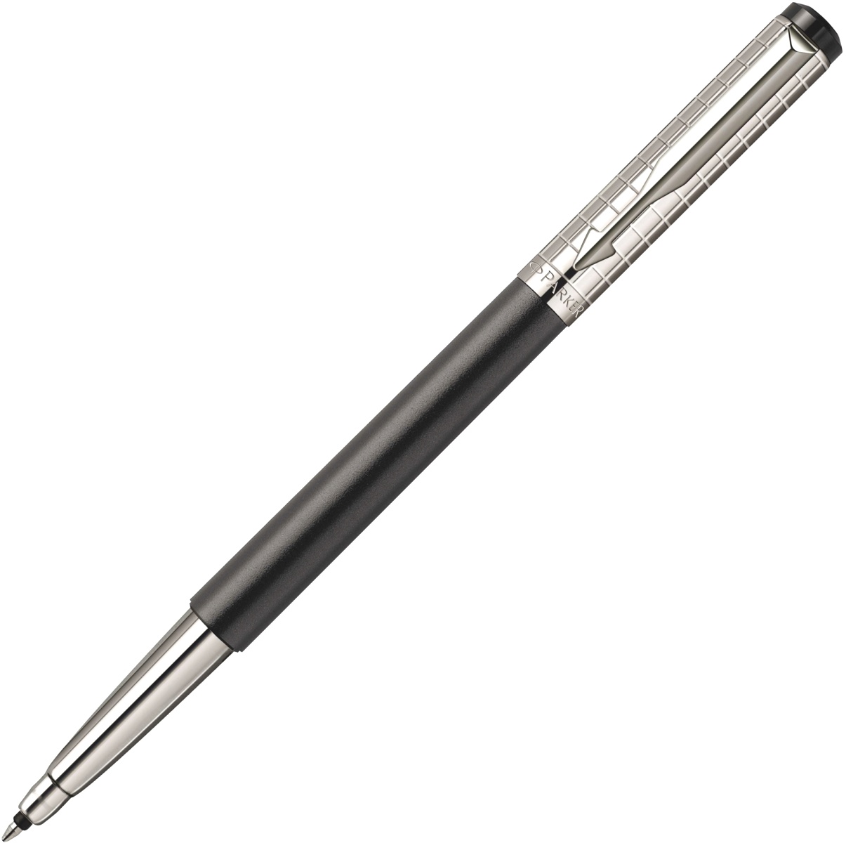 Ручка-роллер Parker Vector Premium T181, Satin Black SS