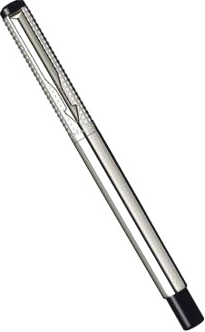 Ручка-роллер Parker Vector Premium T181, Shiny SS, фото 2